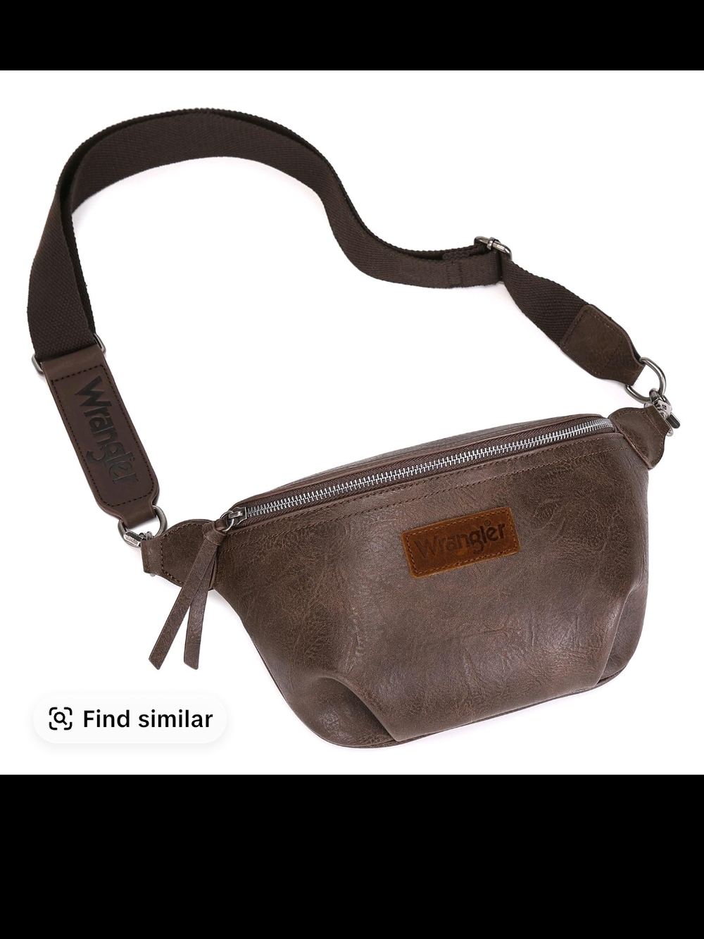 Wrangler Dark Brown Women's Crossbody Bum Bag